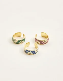 Natura Selection Bisutería^Anillo Ancho Sol
