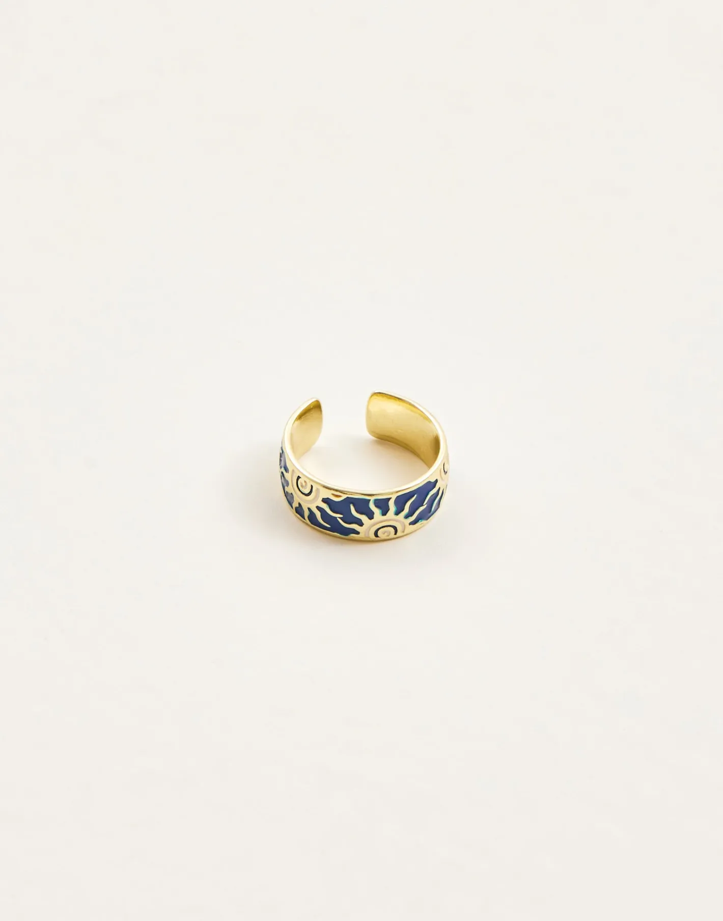 Natura Selection Bisutería^Anillo Ancho Sol