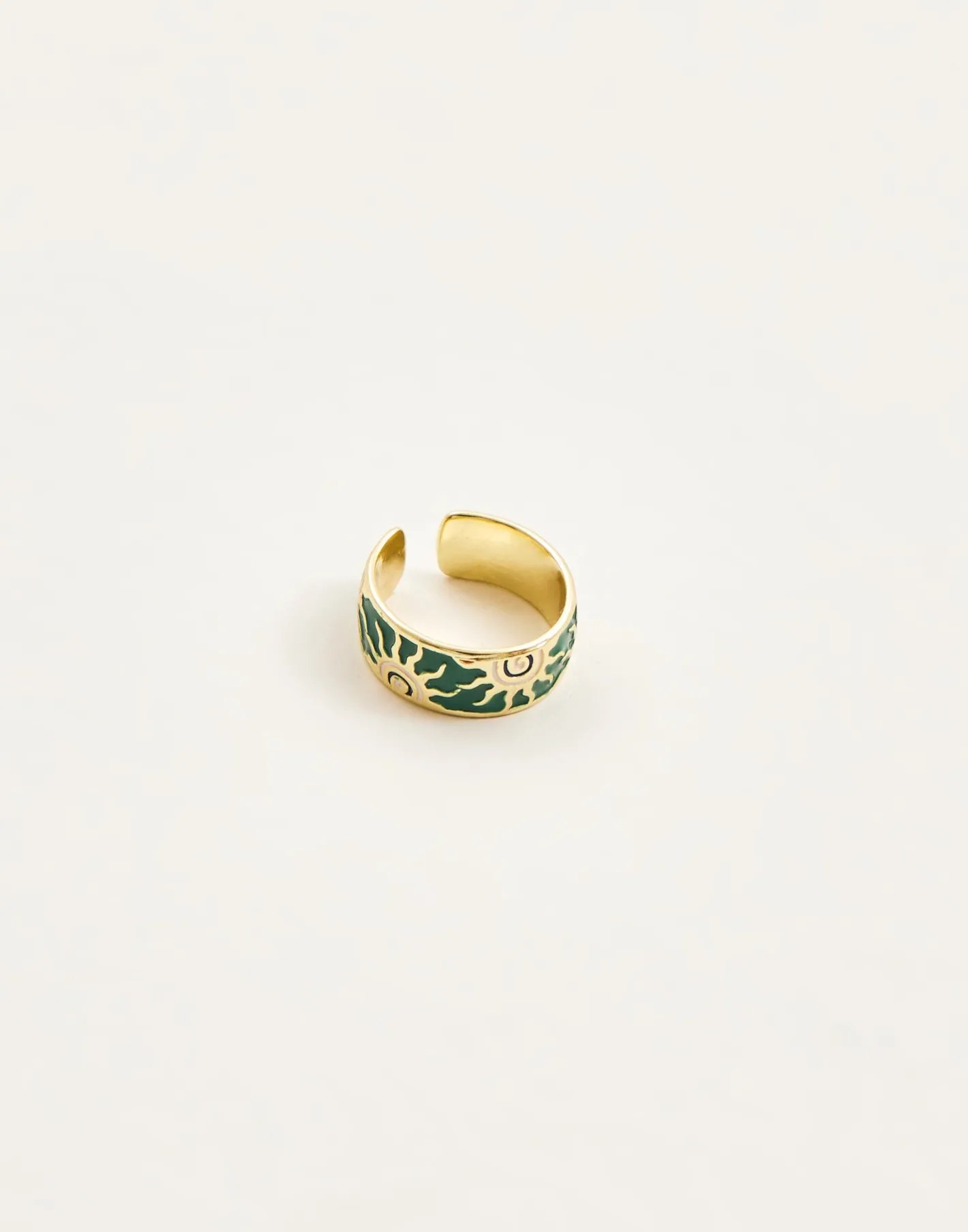 Natura Selection Bisutería^Anillo Ancho Sol