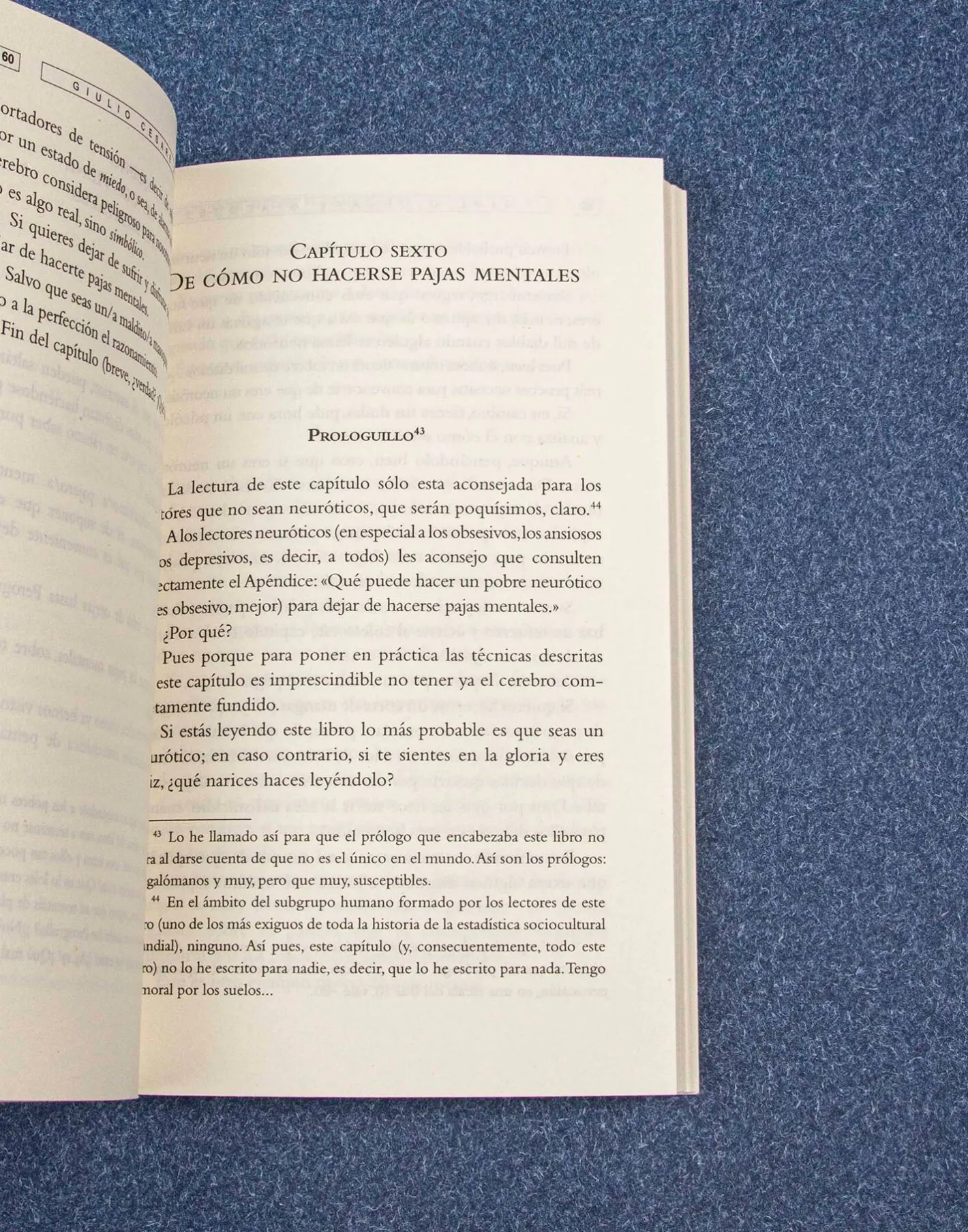 Natura Selection Libros^Cómo Dejar De Hacerse Pajas Mentales Y Disfrutar De La Vida