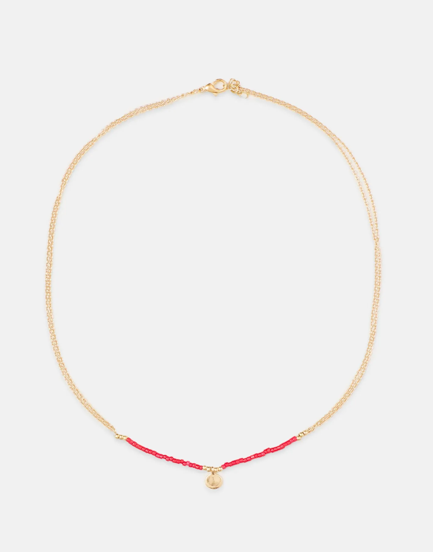 Natura Selection Bisutería^Collar Oro Beads Minicharm