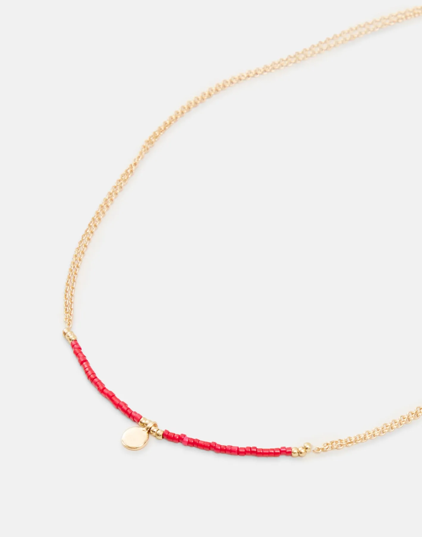 Natura Selection Bisutería^Collar Oro Beads Minicharm
