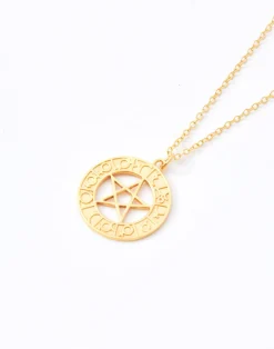 Natura Selection Bisutería^Collar Zodíaco Estrella Baño De Oro