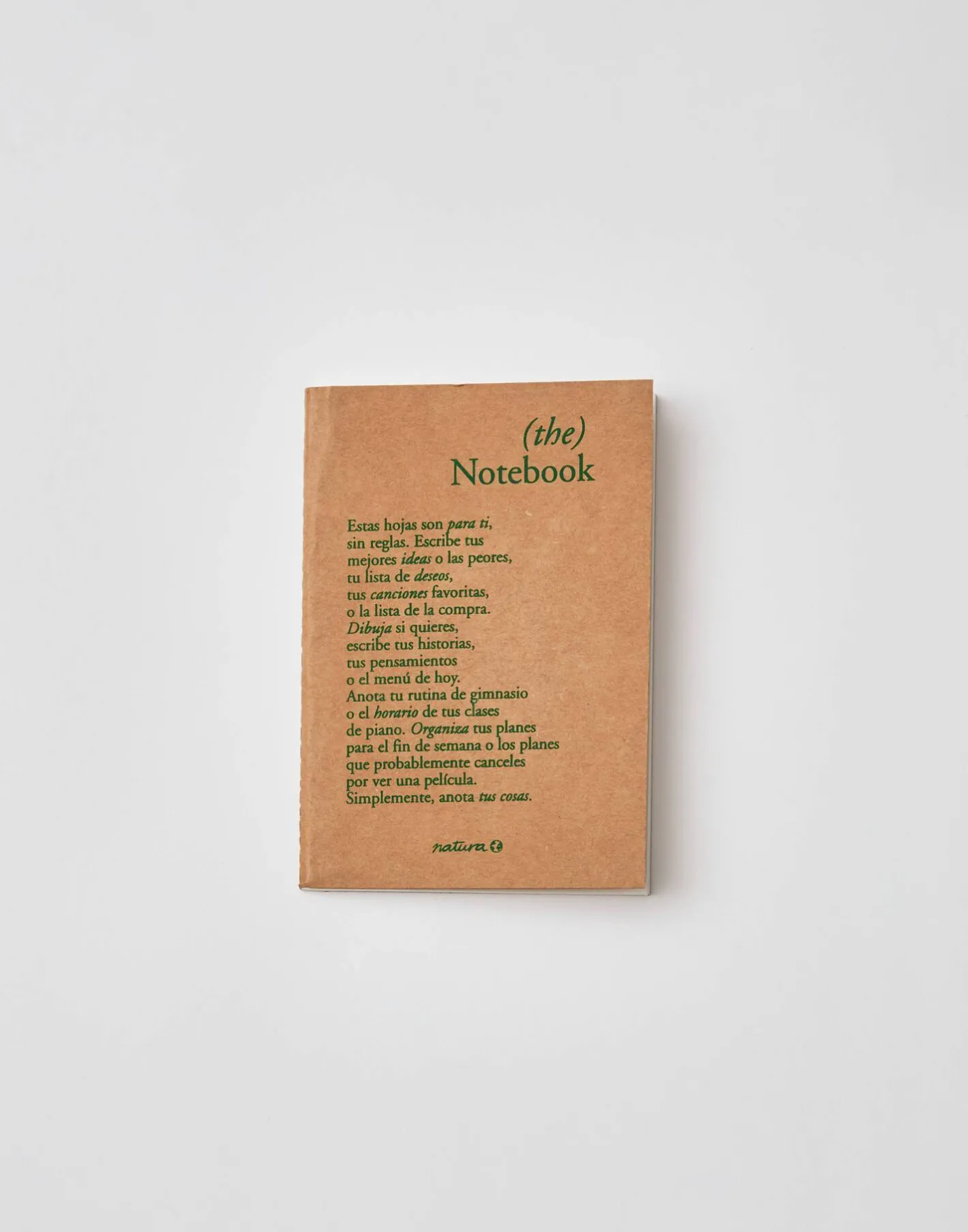 Natura Selection Papelería^Libreta Manifiesto A6
