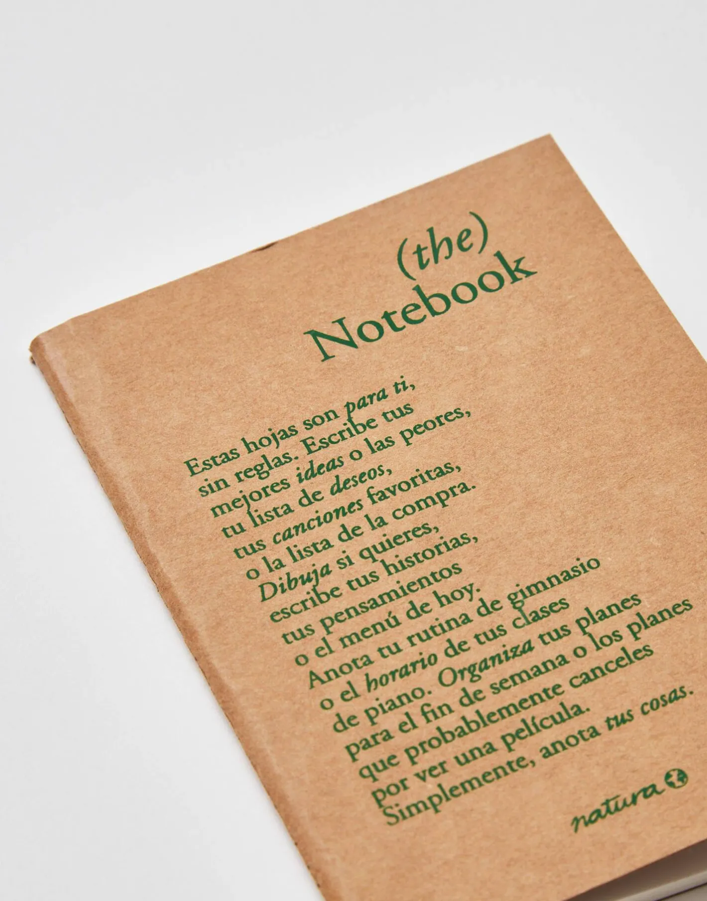 Natura Selection Papelería^Libreta Manifiesto A6