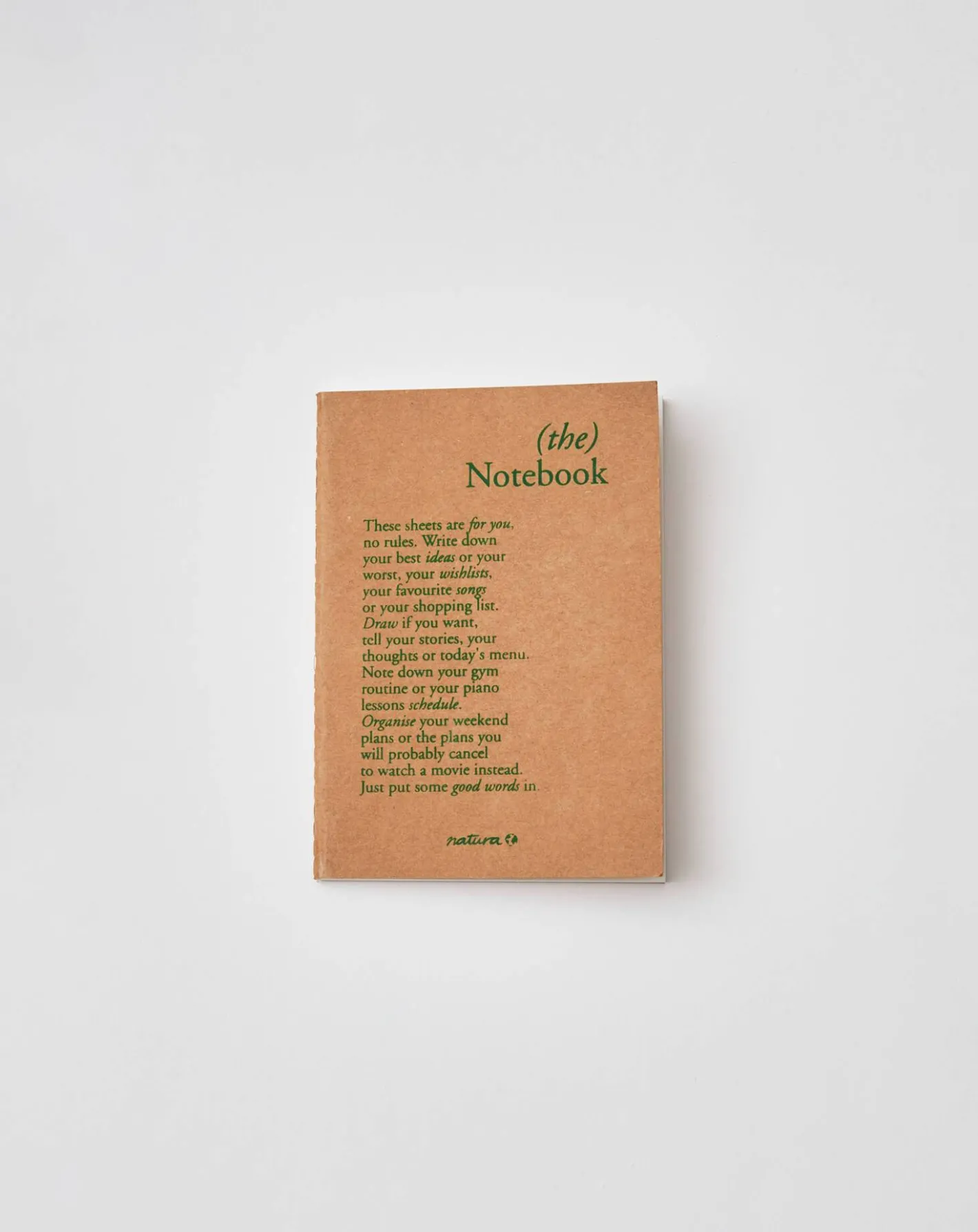 Natura Selection Papelería^Libreta Manifiesto A6