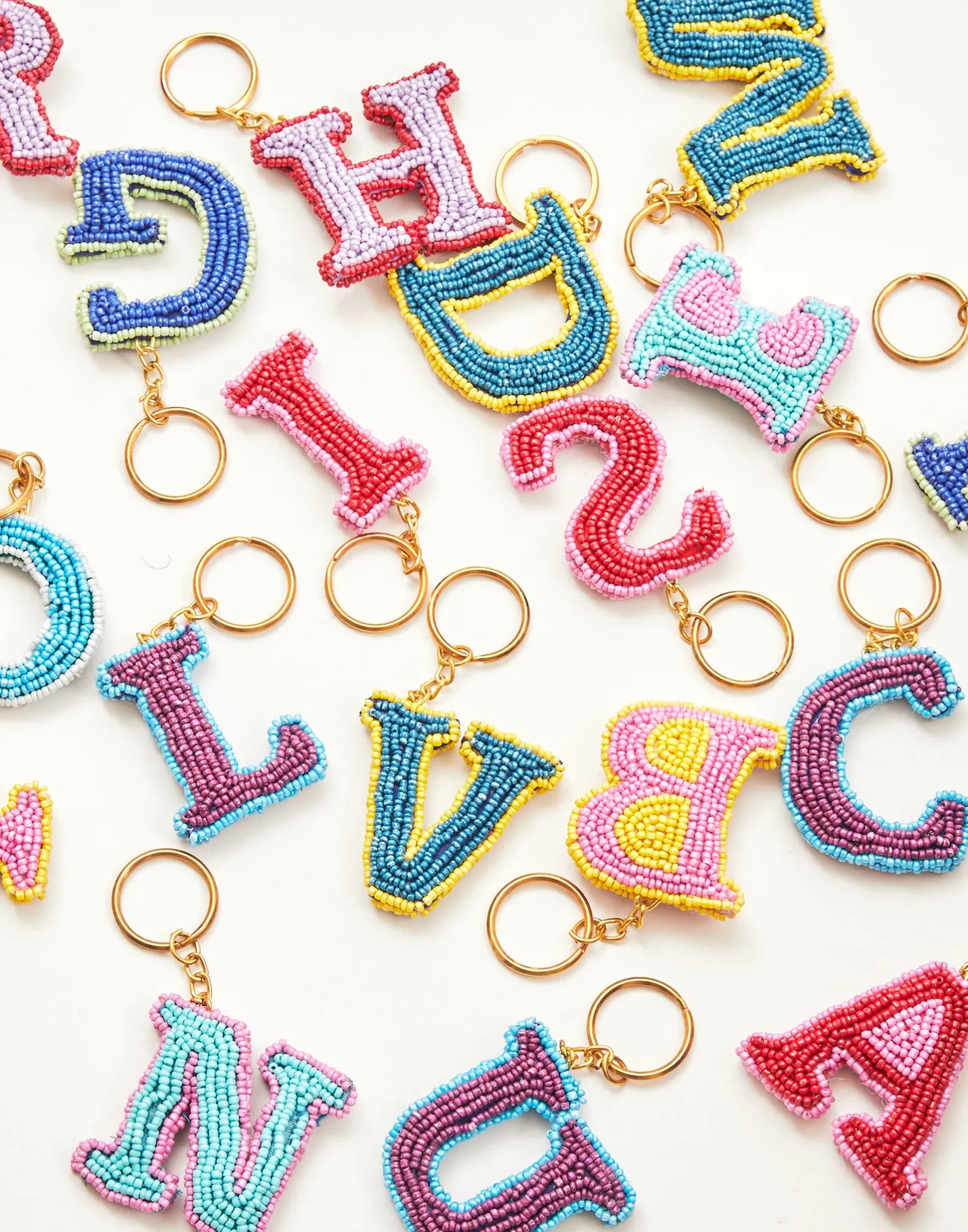 Natura Selection Otros Accesorios^Llavero Abecedario Bolitas