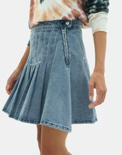 Natura Selection Faldas^Minifalda Denim Isfrid