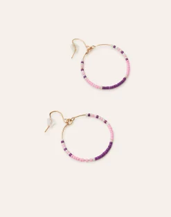 Natura Selection Bisutería^Pendientes Aro Beads