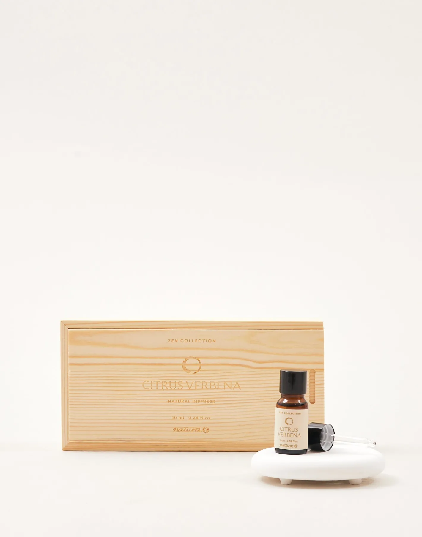 Natura Selection Aromas Y Difusores|Difusores^Set Aceite Esencial Y Piedra Cerámica Zen Collection