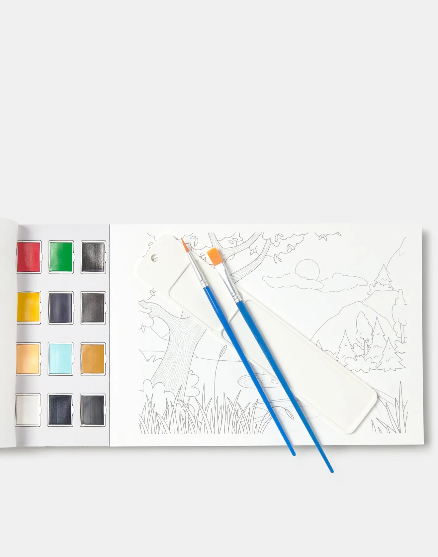 Natura Selection Papelería|Juegos^Set Libro Para Acuarela Y Acuarelas