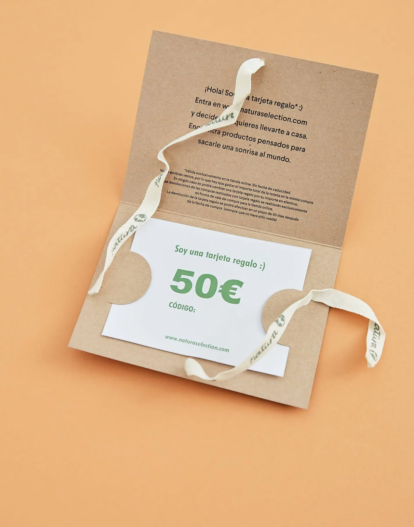 Natura Selection Tarjetas Regalo^Tarjeta Regalo 50€ Impresa