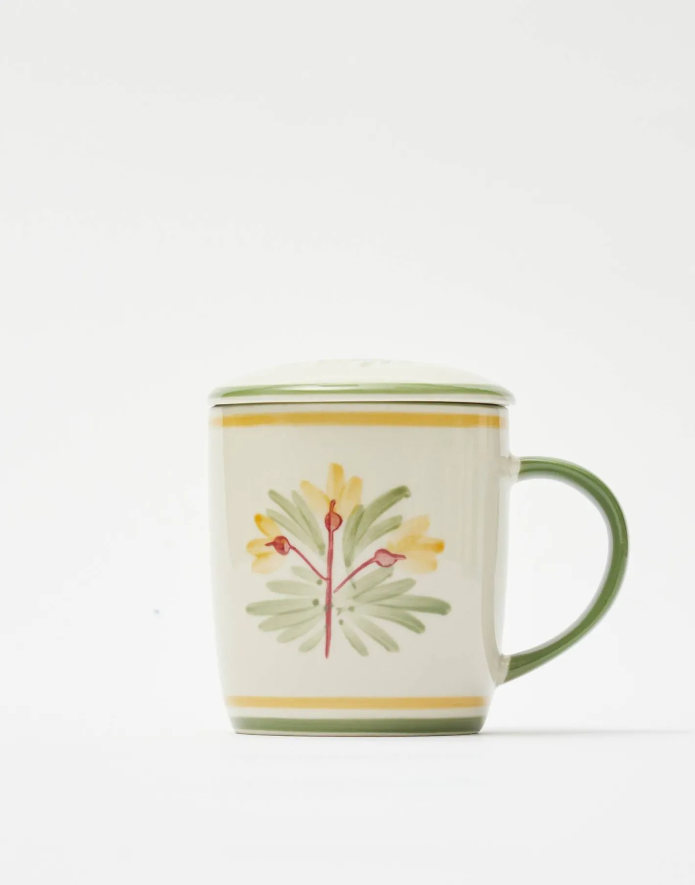 Natura Selection Cocina^Taza Cerámica Con Filtro Flores