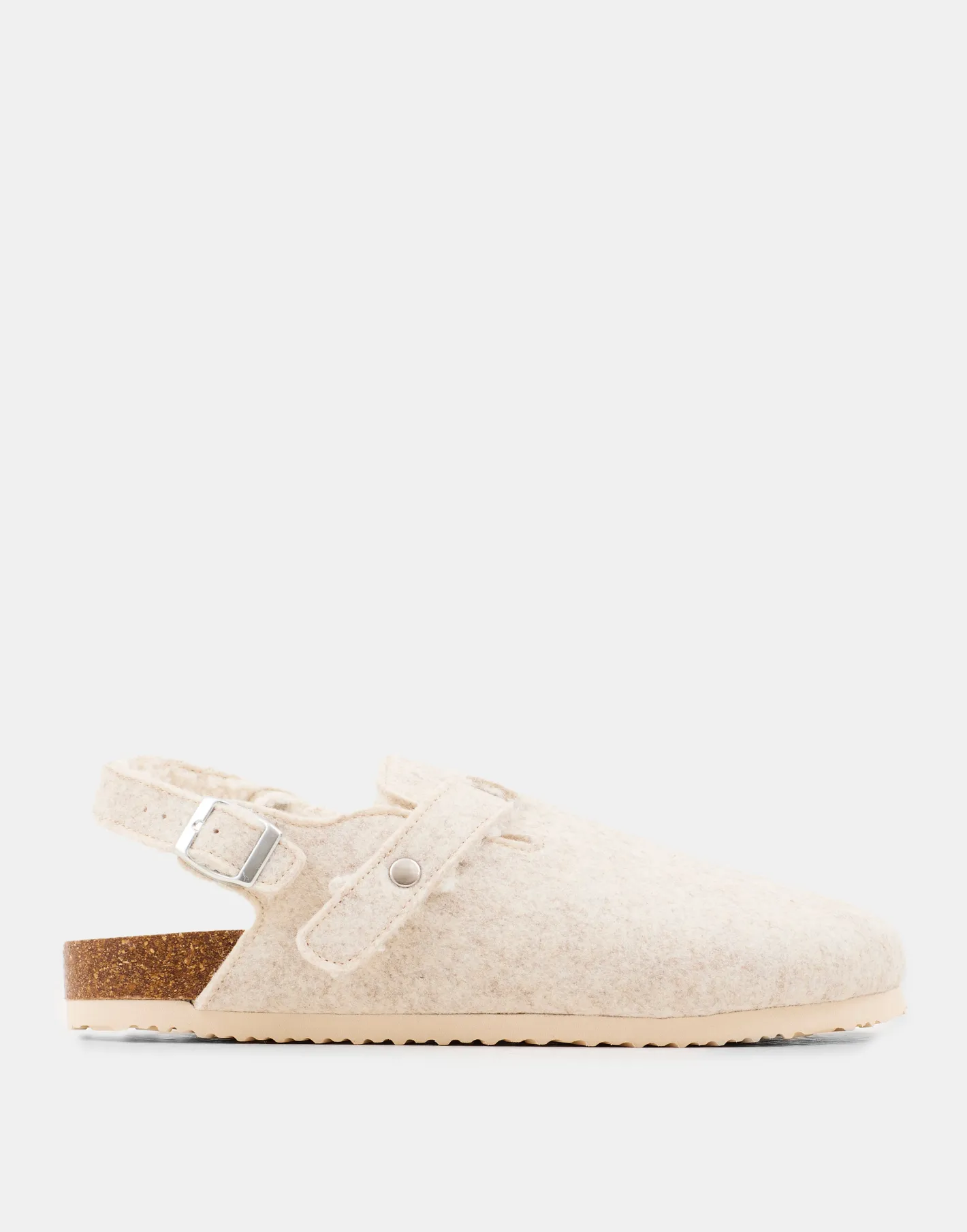 Natura Selection Calzado^Zueco Fieltro Hebilla